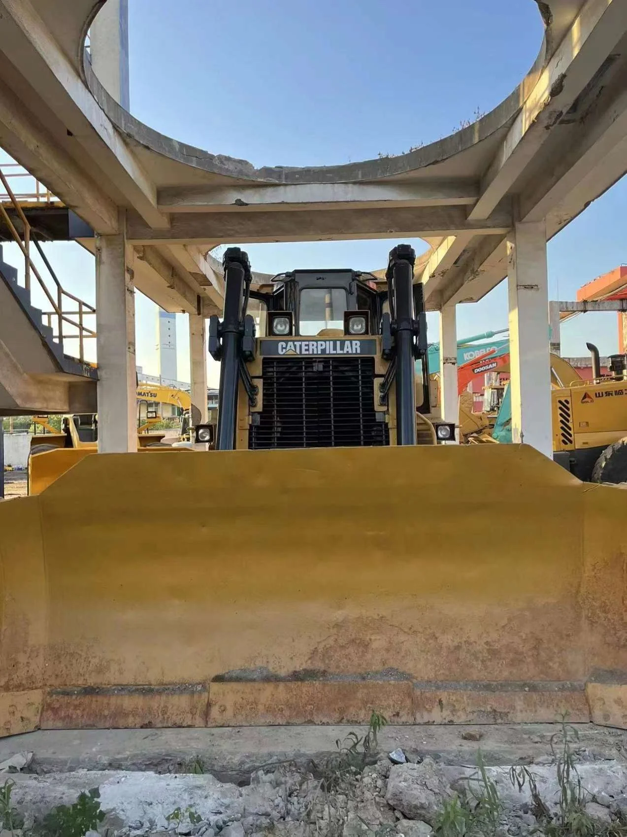 100% original used bull dozers caterpillar D7G Japan made CAT D7R earth-moving reinforced hydraulic bulldozer