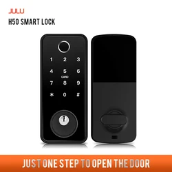 Smart Digital Fingerprint Wireless Access Automatic Combination Door Lock With Master Key