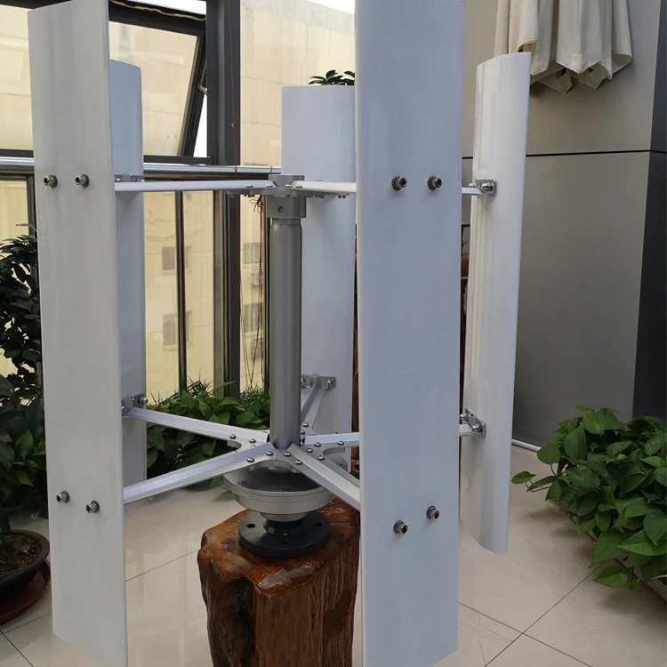 China Factory 500w 1000w 3000w 5000w 10kw 48V Wind Solar Power System Galaxy Fan Vertical Complete Wind Turbine Generator VAWT