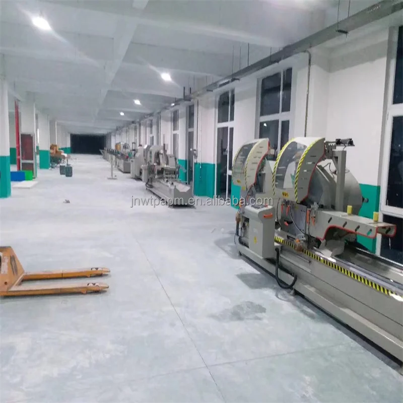 Good quality aluminium window manufacturer wall saw digital display double head metal cutting machinery miter saw for aluminum