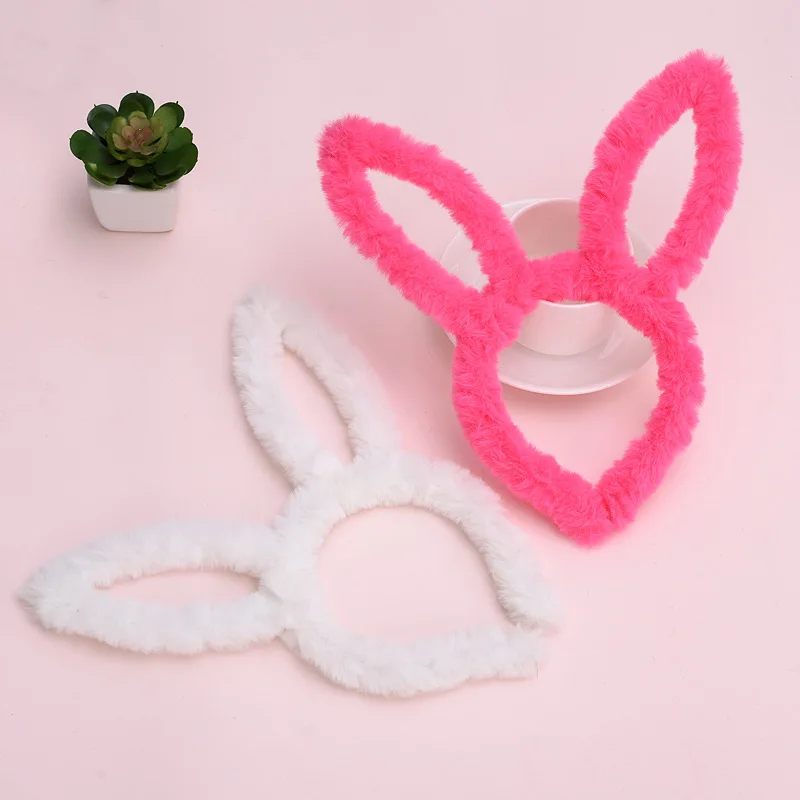
In stock hot sale plush soft winter Halloween Christmas New Year Stage Costume Party Dress Up Rabbit mouse Cat Ears headband 