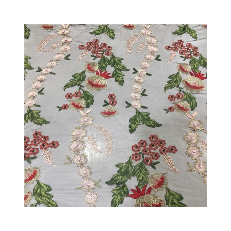 Low Price Embroidery Tulle Plain Lace Polyester Coiling Fabric for Special Occasions