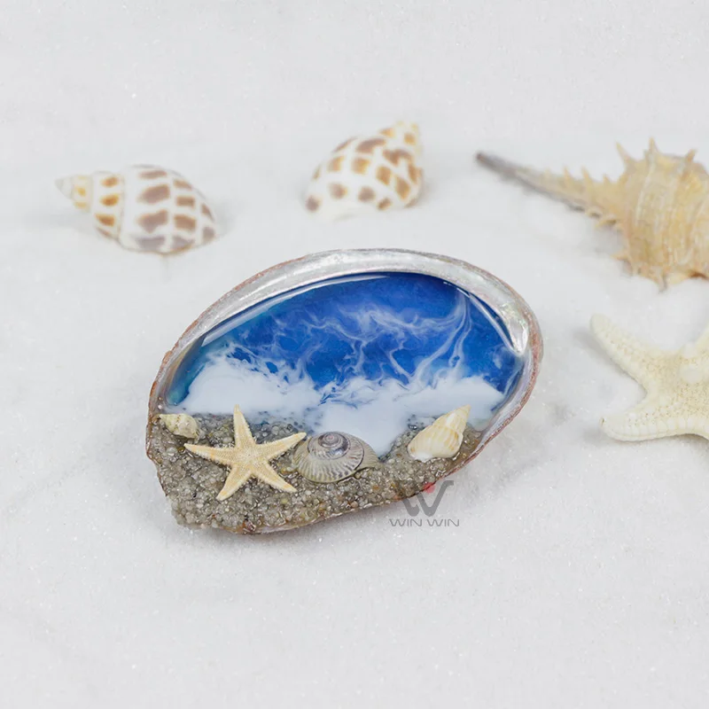 Wholesale Natural Seashell Crafts Wave View Resin Fill Sea Murex Conch Shells Diy Home Decoration Fish Tank Filling Shell