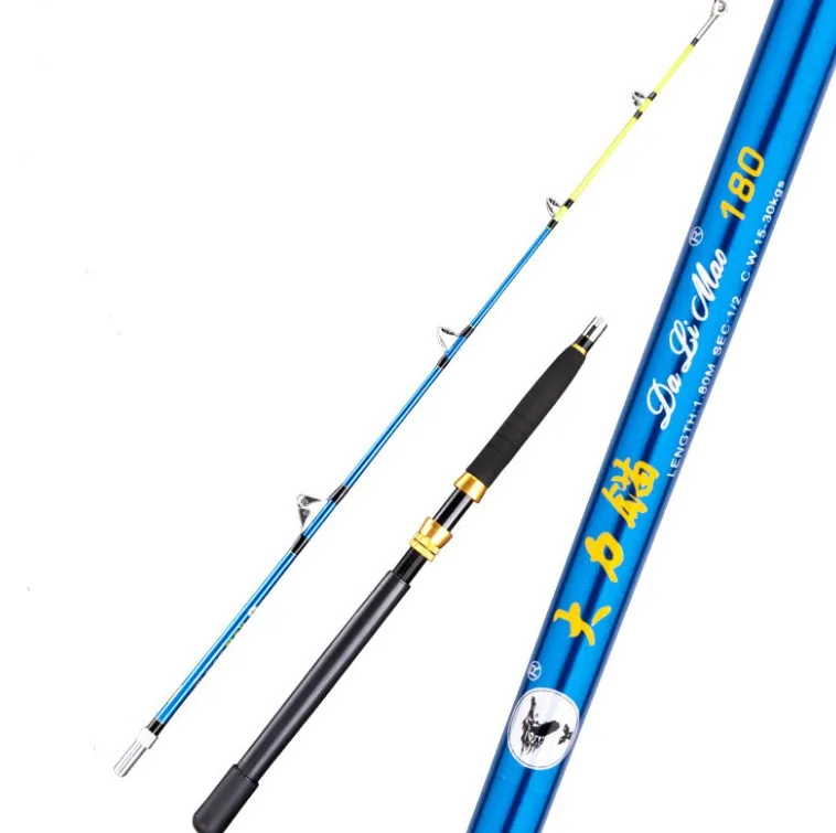 Super Hard Light Big Game  Boat Sea Hand Cork Bamboo Travel Pole Catfish Full Set Fishing Rod