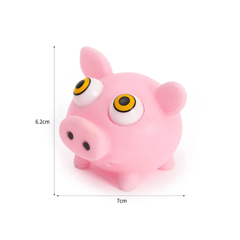 Cartoon Animal Squeeze Antistress Toy Boom Out Eyes Doll Stress Relief Panda Fidget Toys Figure Decompression Toys Silicone