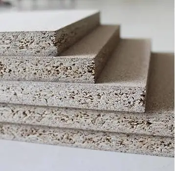 China 15mm 17mm 18mm 28mm melamine particle board manufacturers ceiling flooring cabinet decoration chipboard