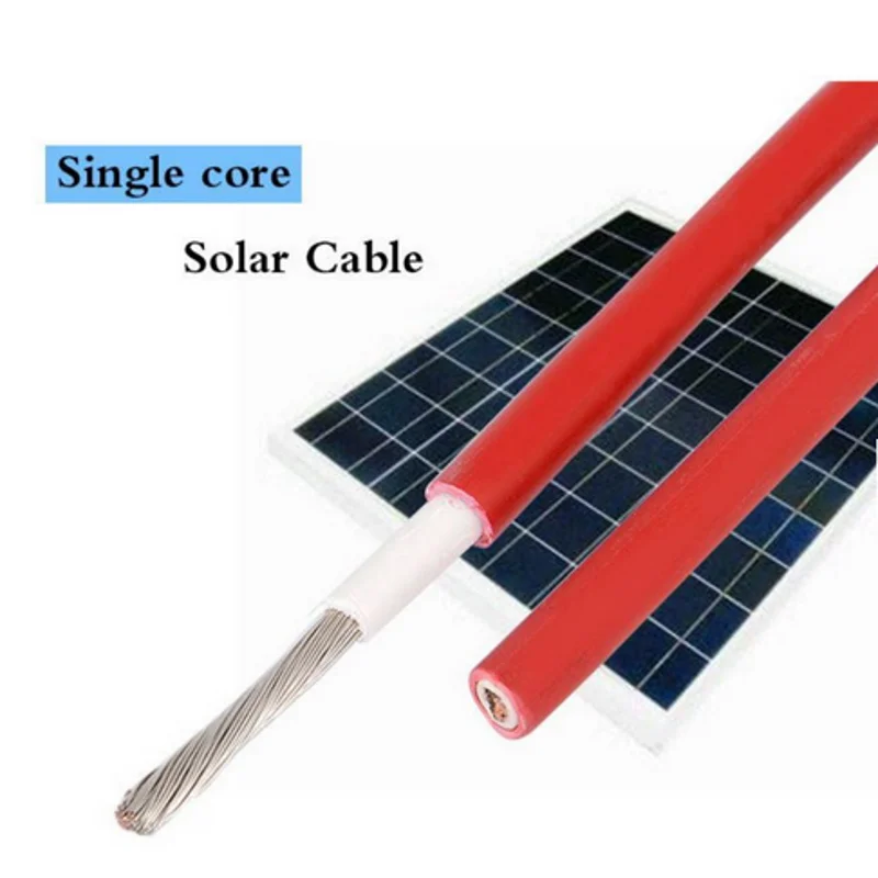 DC 4MM2 6MM2 10MM2 16MM2 PV Solar Power Cable Wire for Solar Panel PV1-F H1Z2Z2-K
