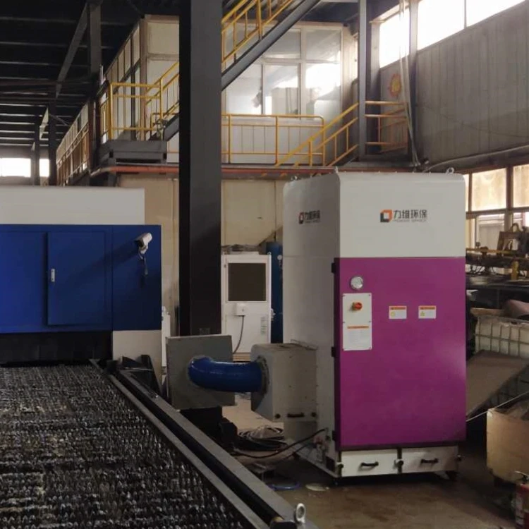 Industrial Self-cleaning Plasma Dust Collector for thick sheet metal processing in steel structure factories