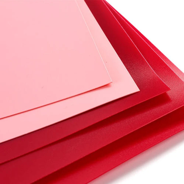 High clear 0.3/0.4/0.5/0.6/0.7/0.8/0.9mm antiblock PET plastic sheet on high end cosmetics package