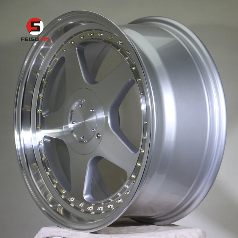 18 inch racing wheel deep lip concave aluminum alloy rims wheels  mags for VW Golf4-5  passenger car tires