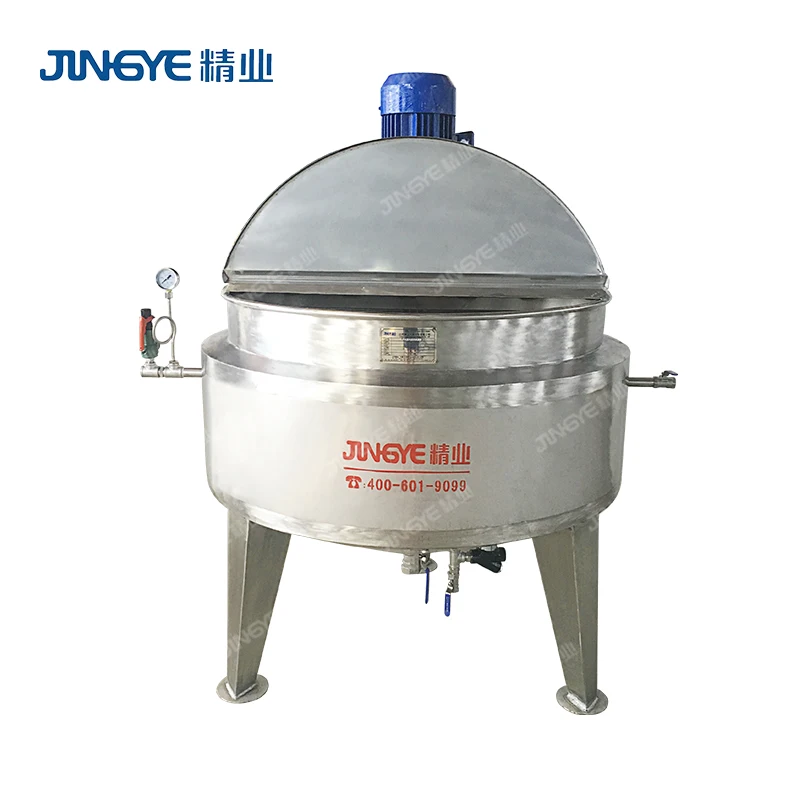 100-600L Double Jacketed Cooking Tank / Industrial Steam Jacketed Cooking Kettle/Commercial Restaurant Soup Cooking Equipment