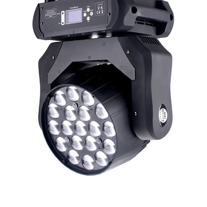 DMX RDM RGBW Zoom 19X12W Bee Eye Led Wash Moving Head Lights for Concert Stage Lighting