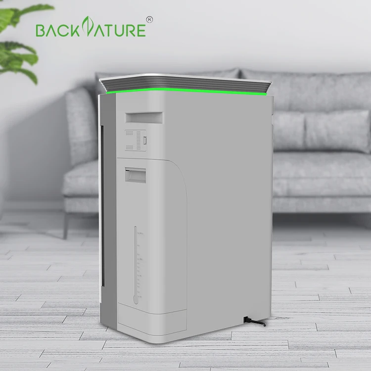 Portable Smart HEPA Air Purifier Humidifier UV Lamp Generator Ozone Electric Home Air Purifier Household Manual Humidity