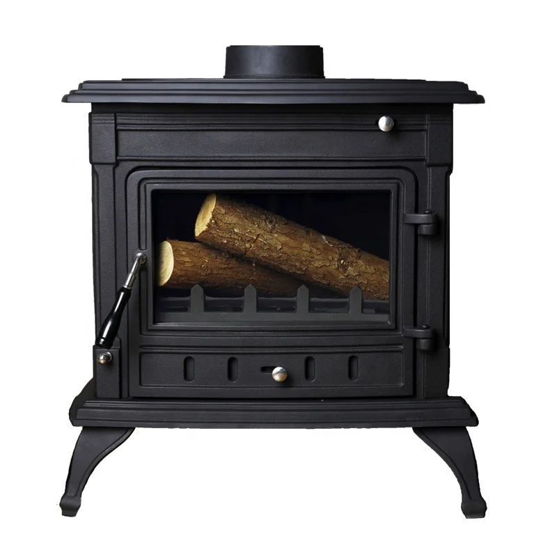 Factory customized  indoor cast iron small home heater wood burning fireplace stove multi fuel stove
