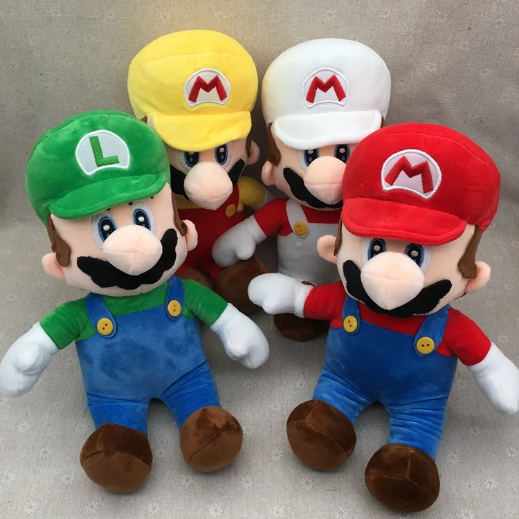 New plush toy Mario stuffed plush doll  Super Marios cartoon anime game doll for room decoration gift