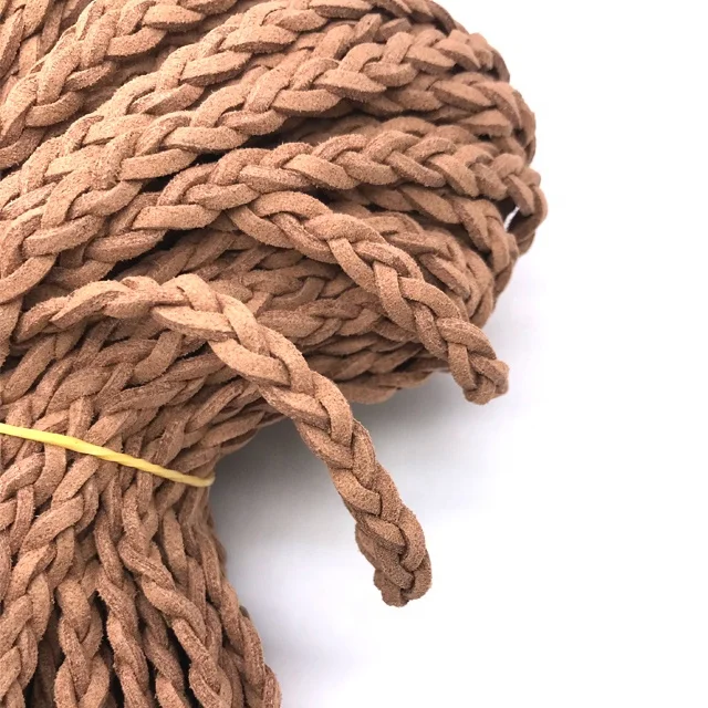 Шнур из искусственной замши 6 мм, фурнитура для изготовления ювелирных изделий своими руками, плоский шнур из микрофибры и искусственной замши для изготовления украшений