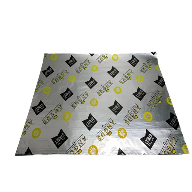 aluminum foil laminate with paper for takeaway food package burger wrapping
