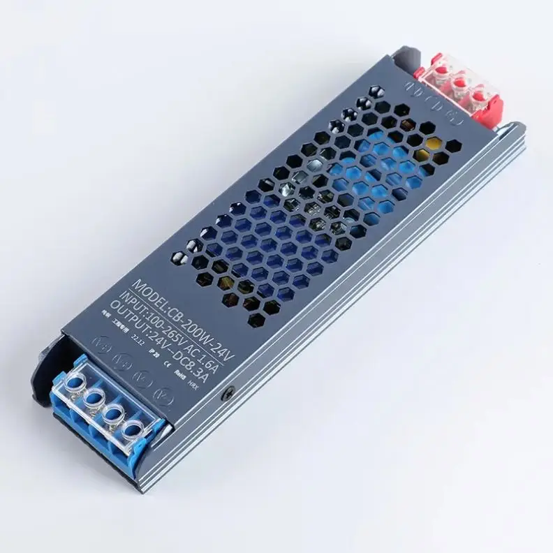 12V33.3A ультра тонкий 85% эффективный импульсный источник питания 12V400W 24V400W светодиодный рекламный щит световой короб блок