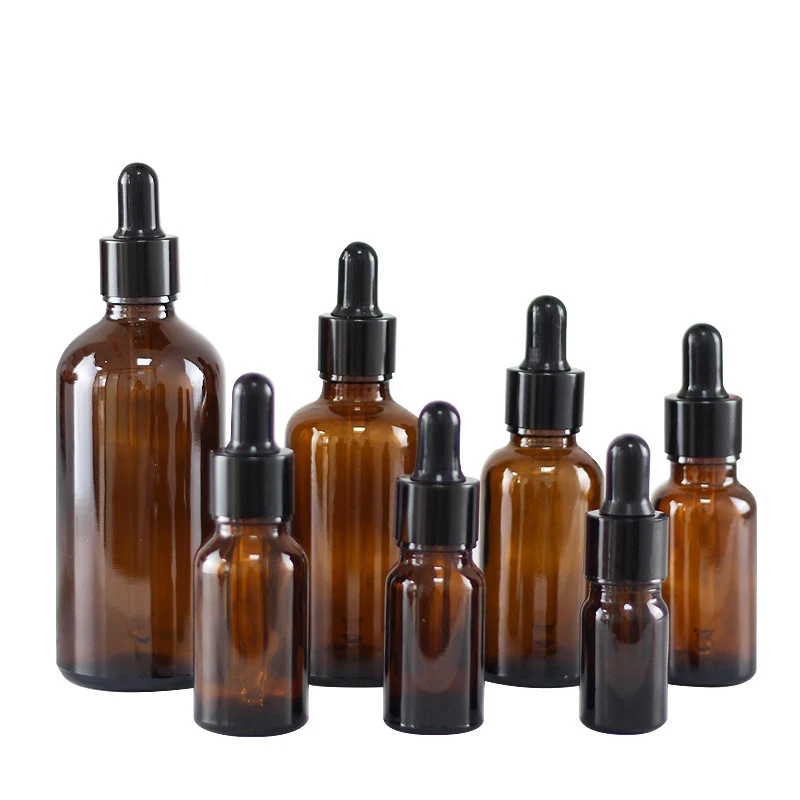 
15ml amber glass dropper bottles with dropper 