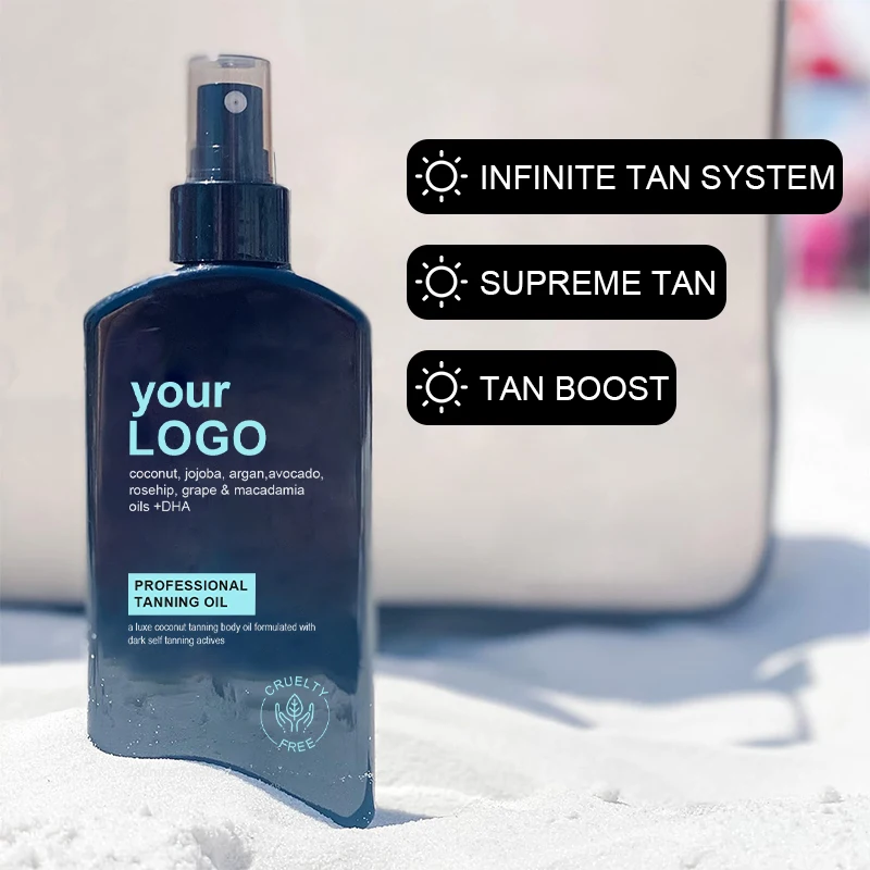 Factory OEM/ODM Natural Ingredients Intensive Hydrating Solarium Spray Tanning Oil