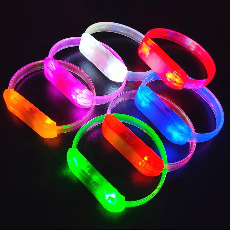 Sound Activated Flashing Concert LED Light Bracelet,TPU Led Light Up Bracelet,Led Wrist bands