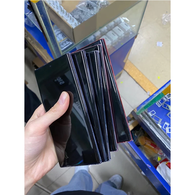 good quality Global version Fingerprint face id Unlocked Cell Phones used 5g Mobile Phone Sealed Smartphone note 10