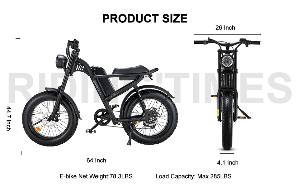 EU Warehouse Fat Tire Electric Bike 20inch Foldable E bike Price 750W Motor 15AH Battery Electric Bicycle