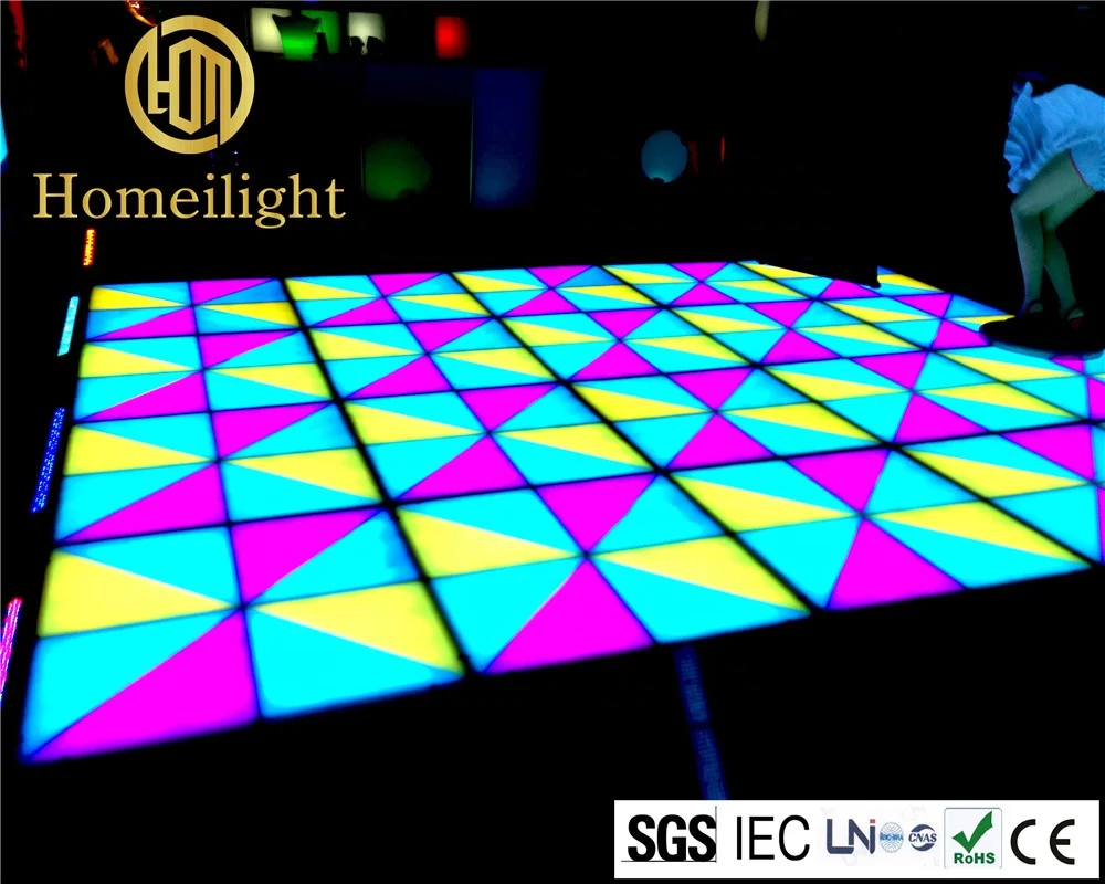 Свадебные диско DMX512 звуковой активный 100*100 см Акриловые ночного клуба шоу на сцене с сигналами 