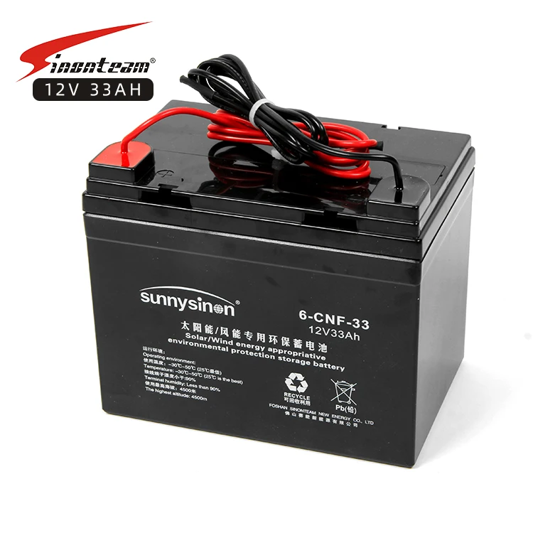 12V17AH wire lead 12 volt lead acid rechargeable ups battery 12v 17ah agm solar wind energy storage battery