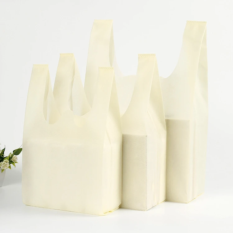 Лучшая цена на заказ нетканый продуктовый мешок эко супермаркет ткань