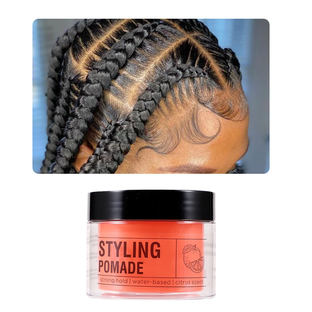 Wholesale Cuirts Hair Gel Water Instant Braid Loc Twist Gel No Residue Braiding Gel Extra Hold Edge Control