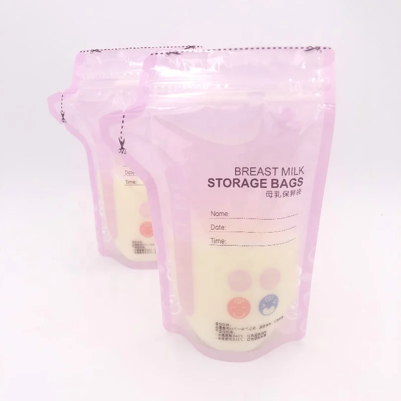 Wholesale temperature thermal sensor breast milk storage bag for feeding