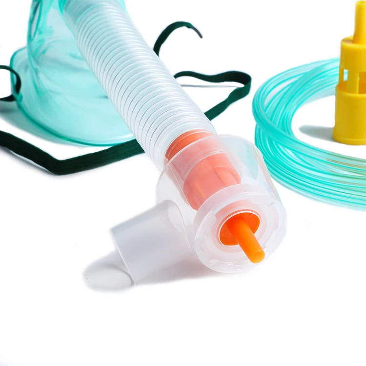 
Adjustable Types Surgical Adult Venturi Oxygen Mask With 6 Diluters 