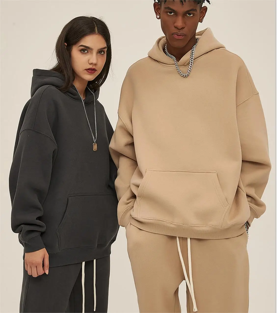 Tech Fleece Oversized Sport Tracksuit Men Vintage Jogging Suits Soft Breathable Tracksuit 350 Gsm Cotton Custom Logo Adults