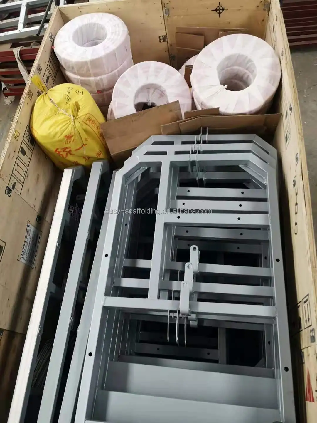Construction Scaffolding ZLP 630 Suspended Platform Working Platform Cradle