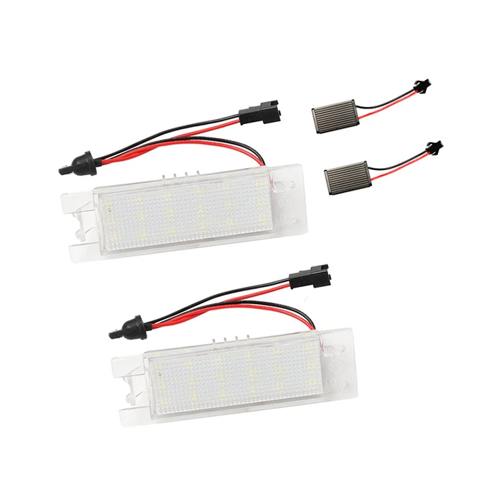 LED License Plate Lights Tag Light Lamp Assembly for Opel Vectra C Astra J H Zafira B Insignia Corsa C Meriva A Tigra B Lamp