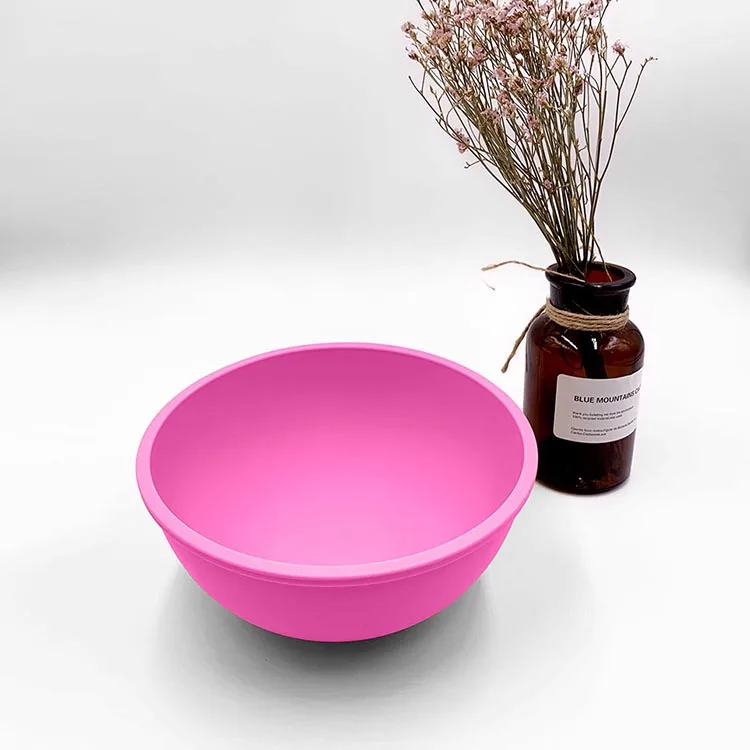 OEM ODM  Bowl Set Salad Fruit Dough Bowls And Plates Collapsible Dog Noodle Mixing Bubble Milk silicone Bowl