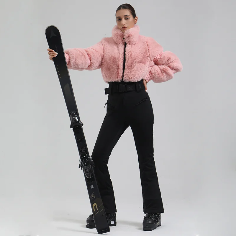 Best Quality Fashionable Design Windproof and Warm Snow Resistant Ski Onesie Designer Snow Outfit Ski Wear For Women
