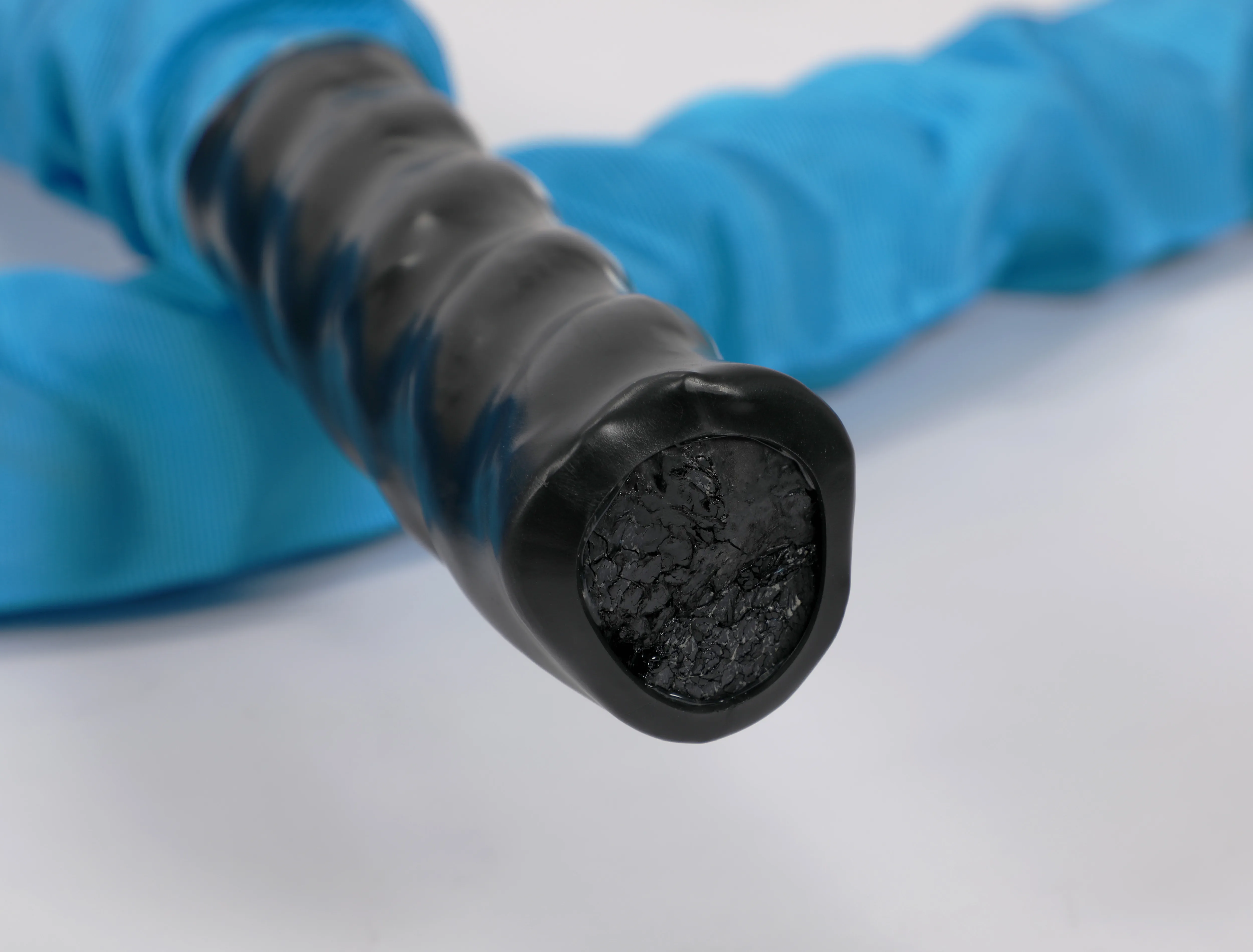 Undulation 2.5' Black Gym Heavy Battle Rope with Sleeve for sale 9m exercise rope for gym training