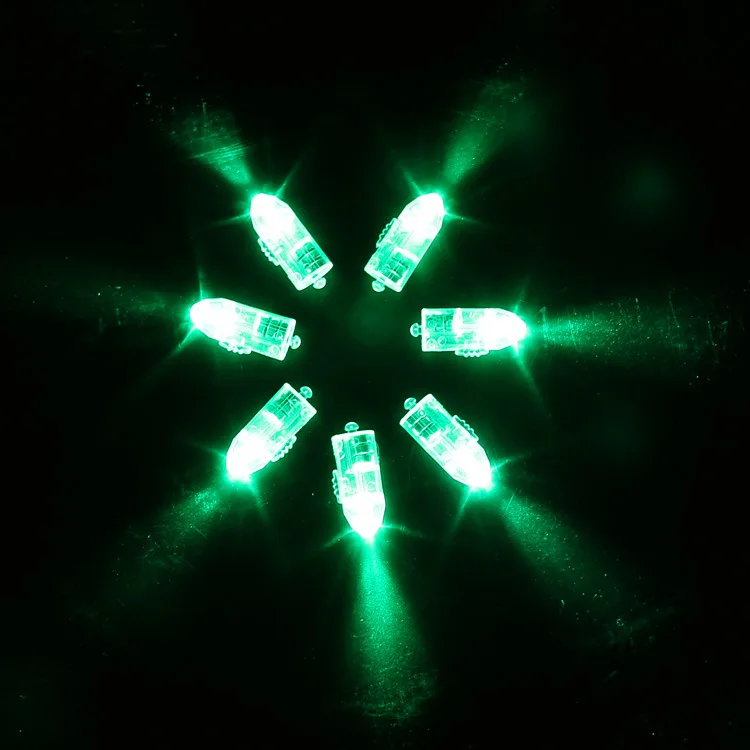 2024 Stick Beams Rings Glow Toys Shiny Led Finger Lights Bullet Mini Party Light