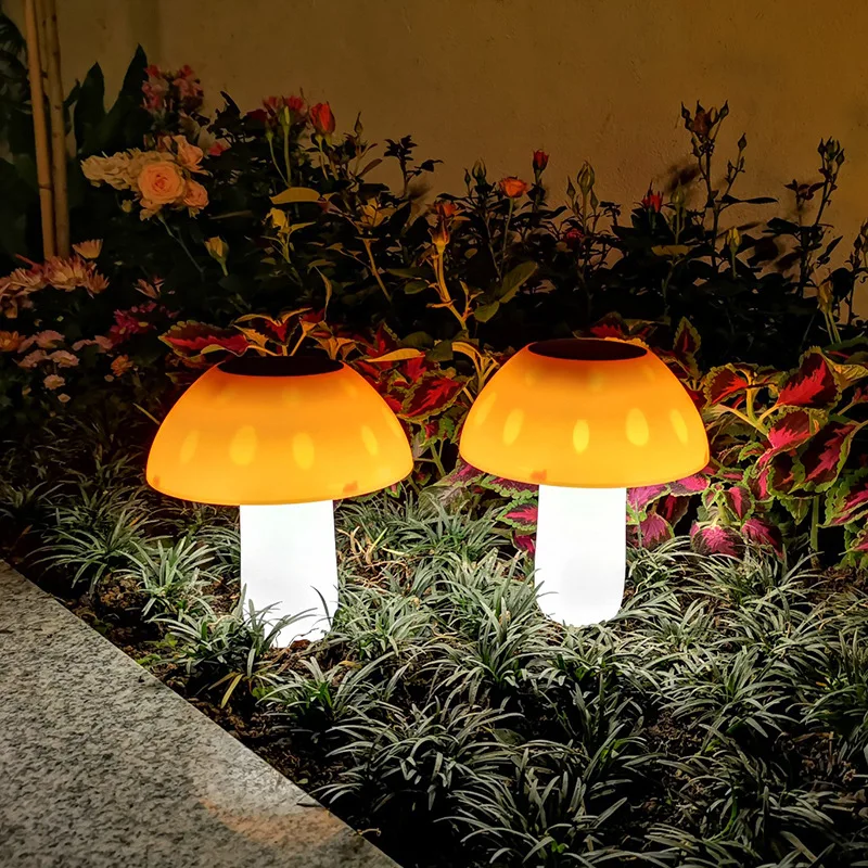Наружное освещение на солнечной гриб 20 LED ночники водонепроницаемый двор украшения декоративные настольные лампы для рождественские костюмы на Хэллоуин для детей, подарки для детей 2 шт. в упаковке