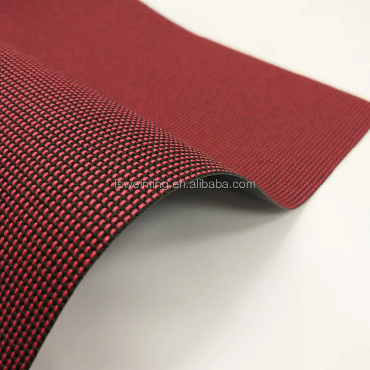 two tone fabric with pvc backing