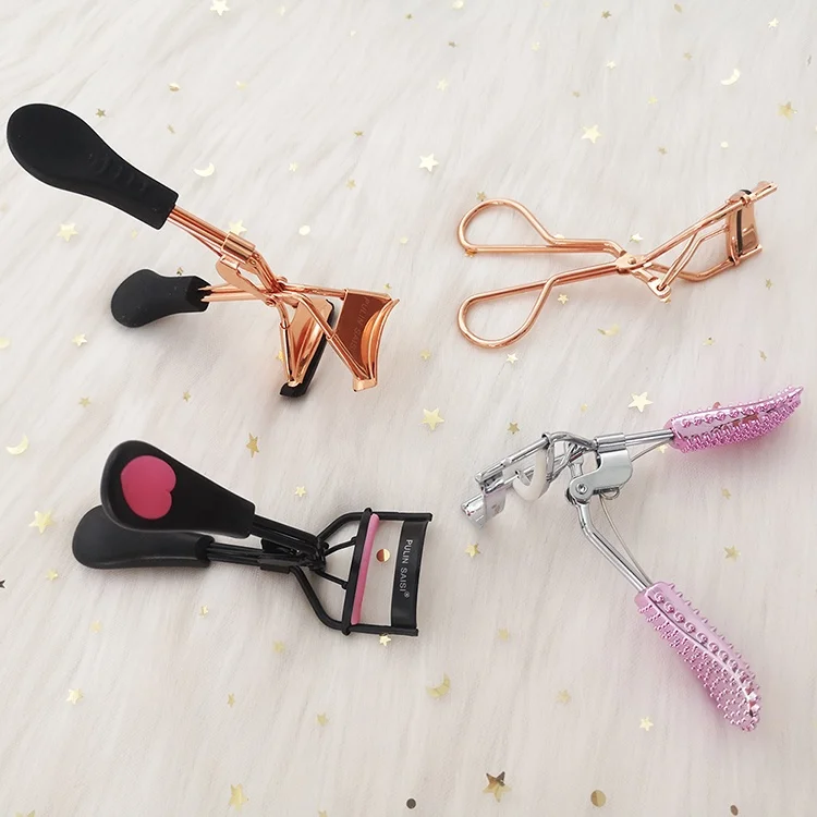 Wholesale private label eyelash curler makeup tools false eyelash curler rose gold eyelash curler