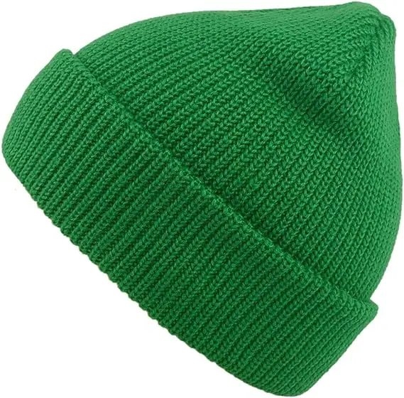 Manufactory custom 100% Acrylic Cuffed Beanie  Soft Beanies Hats Men & Women  100% Acrylic Fabric Cuffed Knitted Beanie