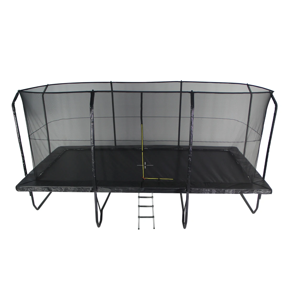 Big 10*17 ft rectangular spring model trampoline with safety net