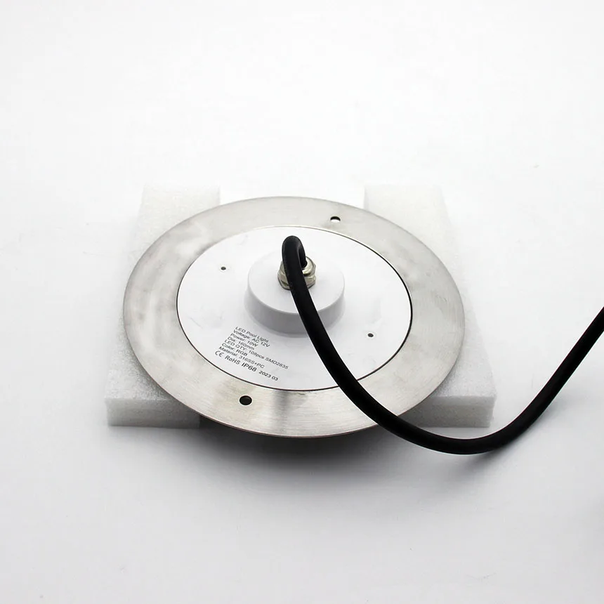 7mm SMD 316 Stainless Steel AV12 Volt Wifi Remote Control ultra sim Spa Lamp Resin Filled Underwater led Swimming Pool Lights