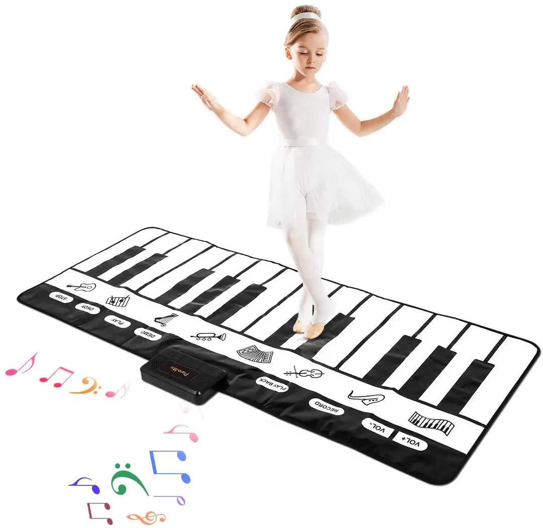Большой 179x72 см детский гимнастический коврик для игры на фортепиано с клавиатурой музыкальный электронный инструмент музыкальная подставка для органа для детей
