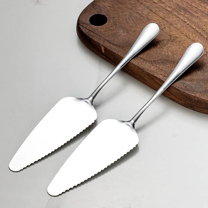 Cake accessories Serrated Edge Cake Cutter Pie Pastry Servers Reusable Cake Knife and Server For Birthday Wedding Parties