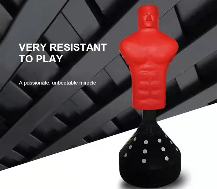 Human Shaped Standing Sandbag Punching Bag Virtual Boxing Bag