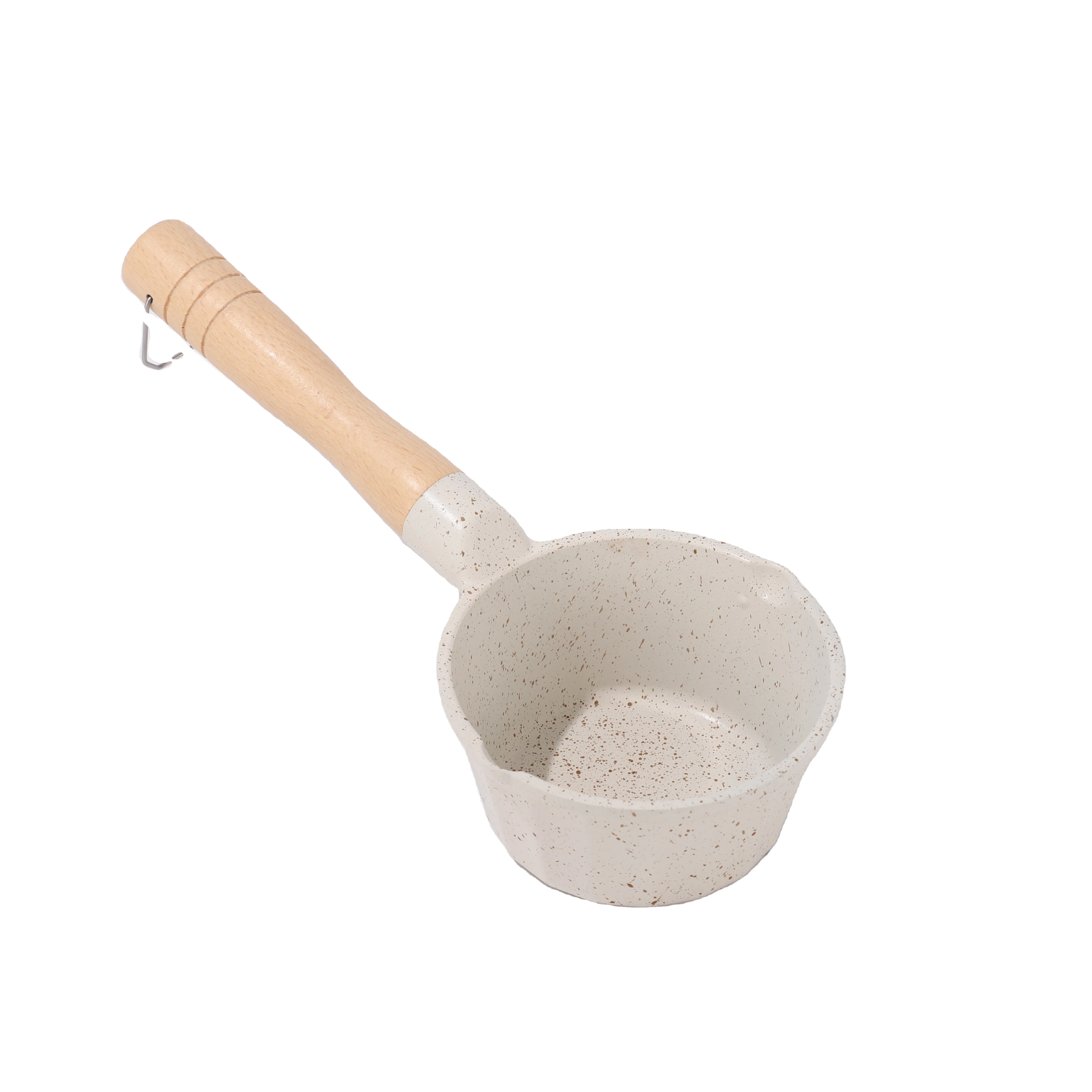 Manufactory Direct Boil Soup Heat Utensil Electromagnetic Induction White Small Milk Pot